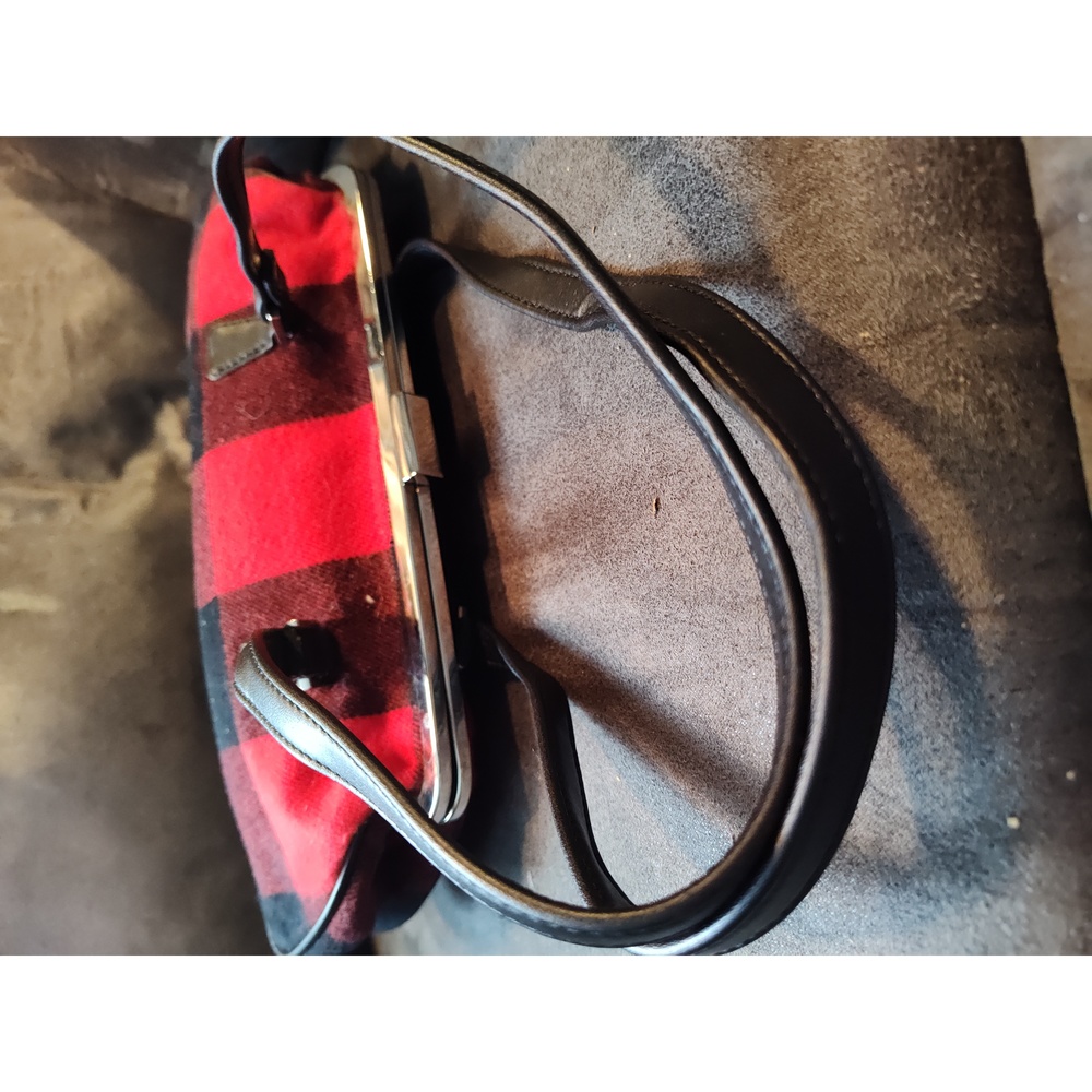 AMANDA SMITH PLAID BOWLER BAG - Picture 2 of 5